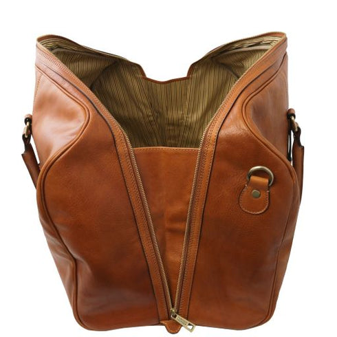 Francoforte - Exclusive Leather Weekender Travel Bag